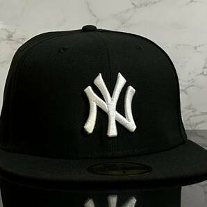 【未使用品】28B 訳あり★NEW ERA 59FIFTY×MLB ニューヨーク New York Yankeesヤンキース コラボ キャップ 帽子《SIZE 7 1/4・57.7㎝》の画像3