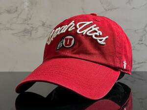 【未使用品】326KA クール★’47BRAND ’47ブランド×NCAA ユタ ユーツ Utah Utes U.Sカレッジ キャップ 帽子 CAP 限定1個！《FREEサイズ》