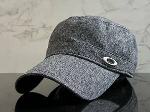 【未使用品】311KC 上品★OAKLEY オークリー ワークキャップ 帽子CAP 上品で高級感のあるデザインにホワイトのメタル製ロゴ《FREEサイズ》