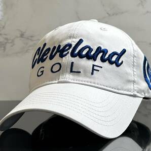 【未使用品】320KB★Cleveland GOLF クリーブランド ゴルフキャップ 帽子 CAP 上品で高級感のあるホワイトのコットン素材♪《FREEサイズ》の画像2