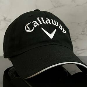 【未使用品】67D 上品★Callaway Golf キャロウェイ ゴルフ キャップ 帽子CAP 上品で高級感のあるデザインのコットン素材♪《FREEサイズ》の画像1