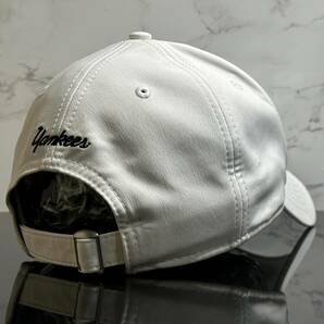 【未使用品】201KE 訳あり★NEW ERA×MLB ニューヨーク ヤンキース New York Yankees キャップ 上品で高級感のあるホワイト《FREEサイズ》の画像7