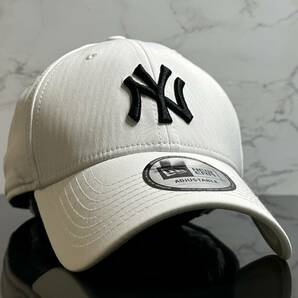 【未使用品】201KE 訳あり★NEW ERA×MLB ニューヨーク ヤンキース New York Yankees キャップ 上品で高級感のあるホワイト《FREEサイズ》の画像3