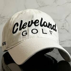 【未使用品】347KC★Cleveland GOLF クリーブランド ゴルフ CG16 シリーズ ロゴ キャップ 帽子 上品で高級感のあるホワイト《FREEサイズ》の画像1