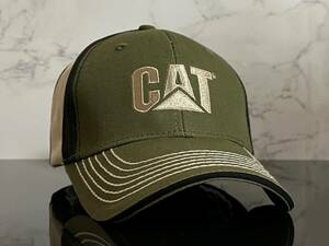 【未使用品】116K 訳あり★Caterpillar キャタピラー CAT キャットキャップ ファンにも嬉しい上品で高級感のあるデザイン《FREEサイズ》