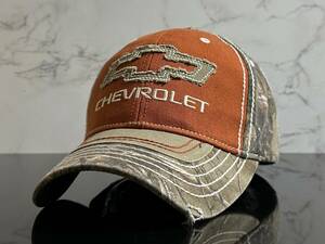 【未使用品】140K★CHEVROLET シボレー キャップ 帽子 CAP ファンにも嬉しい クールな拘りのビンテージ加工のコットン素材《FREEサイズ》 