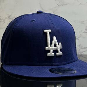 【未使用品】192KA 訳あり★NEW ERA 9FIFTY×MLB ロサンゼルスドジャース Los Angeles Dodgers コラボ キャップ 帽子《M-L FREEサイズ》の画像3