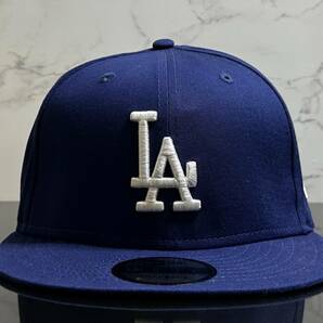 【未使用品】192KA 訳あり★NEW ERA 9FIFTY×MLB ロサンゼルスドジャース Los Angeles Dodgers コラボ キャップ 帽子《M-L FREEサイズ》の画像2