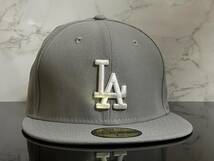 【未使用品】41C 訳あり★NEW ERA 59FIFTY×MLB ロサンゼルス ドジャース Los Angeles Dodgers キャップ 大谷翔平《大き目SIZE 8・63.5㎝》_画像3