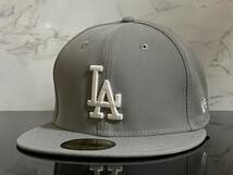 【未使用品】41C 訳あり★NEW ERA 59FIFTY×MLB ロサンゼルス ドジャース Los Angeles Dodgers キャップ 大谷翔平《大き目SIZE 8・63.5㎝》_画像1