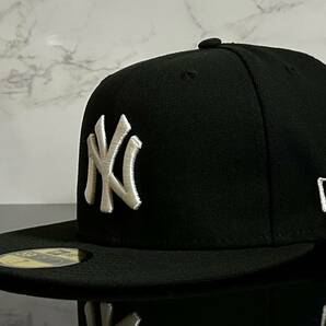 【未使用品】28B 訳あり★NEW ERA 59FIFTY×MLB ニューヨーク New York Yankeesヤンキース コラボ キャップ 帽子《SIZE 7 1/4・57.7㎝》の画像1