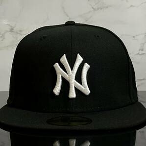 【未使用品】28B 訳あり★NEW ERA 59FIFTY×MLB ニューヨーク New York Yankeesヤンキース コラボ キャップ 帽子《SIZE 7 1/4・57.7㎝》の画像2