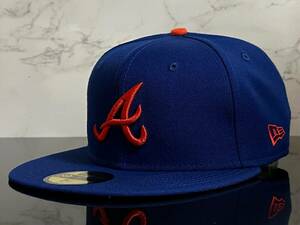 【未使用品】56D★NEW ERA ニューエラ 59FIFTY×MLB アトランタ ブレーブス Atlanta Braves コラボキャップ 帽子 CAP《SIZE7 3/4・61.5㎝》