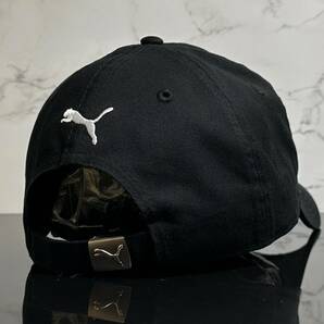 【未使用品】222KE クール★PUMA プーマ キャップ 帽子CAP ファンにも嬉しいクールなブラックのコットン素材にホワイトロゴ《FREEサイズ》の画像6