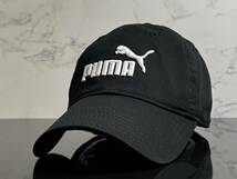 【未使用品】222KE クール★PUMA プーマ キャップ 帽子CAP ファンにも嬉しいクールなブラックのコットン素材にホワイトロゴ《FREEサイズ》_画像3