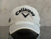 【未使用品】61C 訳あり★Callaway Golf キャロウェイ ゴルフ キャップ 帽子CAP 上品で高級感のあるホワイトにシリーズロゴ《FREEサイズ》_画像2