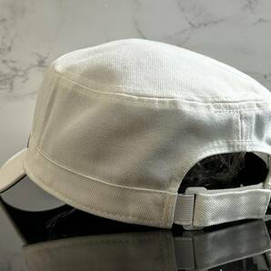 【未使用品】312KF 上品★OAKLEY オークリー ワークキャップ 帽子CAP 上品で高級感のあるホワイトにブラックのメタル製ロゴ《FREEサイズ》の画像6