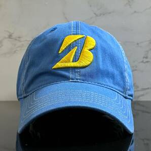 【未使用品】296KA★BRIDGESTONE GOLF ブリジストン ゴルフ キャップ 帽子 CAP ライトブルーのコットン素材にイエローロゴ《FREEサイズ》の画像2