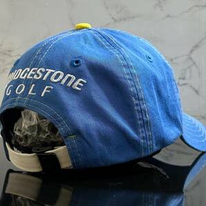 【未使用品】296KA★BRIDGESTONE GOLF ブリジストン ゴルフ キャップ 帽子 CAP ライトブルーのコットン素材にイエローロゴ《FREEサイズ》の画像6