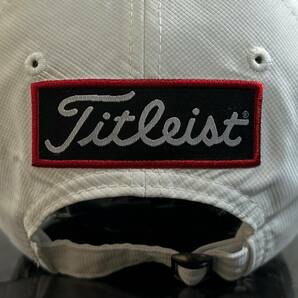 【未使用品】283KB★Titleist タイトリスト ゴルフ 帽子 高級感のあるホワイトのポリエステル素材にブラックロゴ《FREEサイズ》渋野日向子の画像8