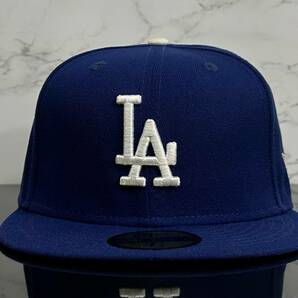 【未使用品】180A★NEW ERA 59FIFTY×MLB ロサンゼルス ドジャース Los Angeles Dodgers コラボ キャップ 帽子 CAP《SIZE 7 1/4・57.7㎝》の画像2