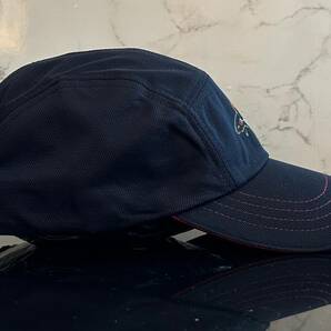 【未使用品】996J★GREG NORMAN グレグ ノーマン ゴルフ キャップ 帽子 CAP 高級感のあるネイビーのポリエステル伸縮素材♪《FREEサイズ》の画像3