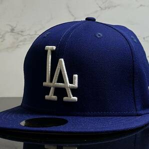 【未使用品】185KB 訳あり★NEW ERA 59FIFTY×MLB ロサンゼルス ドジャース Los Angeles Dodgers キャップ 大谷翔平《SIZE 7 3/8・58.7㎝》の画像1