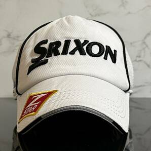 【未使用品】349KD 上品★SRIXON ZーSTAR スリクソン ゴルフ キャップ 上品で高級感のあるホワイトにシリーズロゴ♪《FREEサイズ》松山英樹の画像2