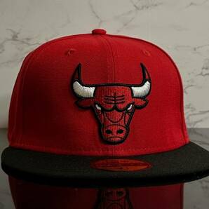 【未使用品】52A★NEW ERA ニューエラ 59FIFTY×NBA シカゴ ブルズ Chicago Bulls コラボ キャップ Michael Jordan《SIZE 7 1/2・59.6㎝》の画像3