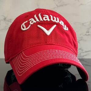 【未使用品】33A 希少★Callaway Golf キャロウェイ ゴルフ キャップ 帽子CAP 希少でお洒落なレッドにRAZRのシリーズロゴ♪《FREEサイズ》の画像1