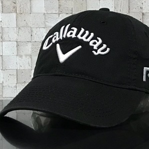 【未使用品】329E 上品★Callaway Golf キャロウェイ ゴルフ キャップ 帽子 CAP 上品で高級感のあるブラックにシリーズロゴ《FREEサイズ》の画像1