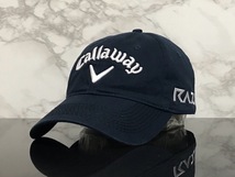 【未使用品】68D★Callaway Golf キャロウェイ ゴルフ キャップ 帽子 CAP 上品で高級感のあるネイビーにシリーズロゴ♪《FREEサイズ》_画像1