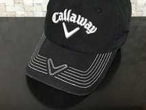【未使用品】72D クール★Callaway Golf キャロウェイ ゴルフ キャップ 帽子 CAP クールなブラックのコットン素材！《FREEサイズ》_画像5