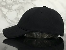 【未使用品】53E クール★OAKLEY オークリー キャップ 帽子 CAP クールなブラックの伸縮素材にグレーロゴ！《伸縮前58㎝～61㎝位迄》_画像3