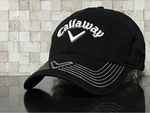 【未使用品】52B クール★Callaway Golf キャロウェイ ゴルフ キャップ 帽子 CAP クールなブラックのコットン素材！《FREEサイズ》_画像1