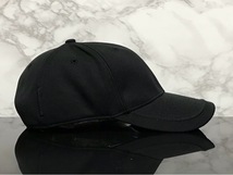 【未使用品】54E★OAKLEY オークリー スポーツキャップ 帽子 CAP 上品で高級感のあるデザインのブラック伸縮素材《伸縮前61㎝～63㎝位迄》_画像4