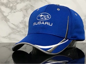 【未使用品】56E お洒落★SUBARU スバル レーシング キャップ 帽子 入手困難！ポリエステル伸縮素材！ XV・LEVORG・LEGACY《FREEサイズ》