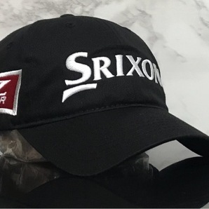 【未使用品】13T★SRIXON ZーSTAR スリクソン ゴルフ キャップ クールなブラックのコットン素材にシリーズロゴ！《FREEサイズ》松山英樹の画像1