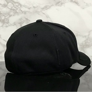 【未使用品】66A★OAKLEY オークリー スポーツキャップ 帽子 CAP 上品で高級感のあるデザインのブラック伸縮素材《伸縮前61㎝～63㎝位迄》の画像5