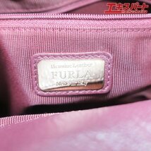 FURLA フルラ LUNA ルナ ホーボー ショルダーバッグ ハンドバッグ 肩掛け 2WAY ボルドー 前橋店_画像9