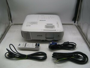 EPSON/エプソン◎ビジネスプロジェクター◎4200lm◎EB-2142W◎ランプ時間 1263h/29h◎リモコン(電池抜き)・HDMIコード・D-subコード付き　K