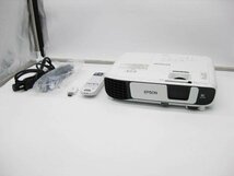 ◇EPSON/エプソン◇LCDプロジェクター◇EB-W41◇ランプ使用時間 86h/13h◇3600lm◇高輝度◇HDMI◇リモコン・USB無線LAN付◇現状渡し◇T0324_画像1