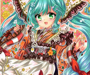 Art hand Auction ☆同人手描きイラスト VOCALOID/ 雪ミク2024*初音ミク 色紙☆, コミック, アニメグッズ, 手描きイラスト