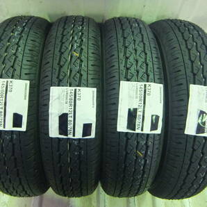 ☆ ブリヂストンバン用ラジアルK370 145/80R12 80/78N (6PR)2024年ジャパン製【税込・送料込】4本総額 14300円。東北 北海道は除きます。☆の画像1