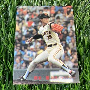 1982年 読売 西本 No.296 カルビー プロ野球カードの画像1