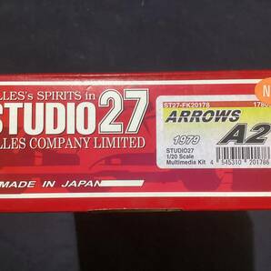 029 アロウズ A2 1979 スペアデカール付き スタジオ27 1/20 ARROWS STUDIO27 未組み立て 現状品 の画像1