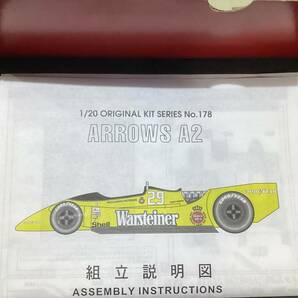 029 アロウズ A2 1979 スペアデカール付き スタジオ27 1/20 ARROWS STUDIO27 未組み立て 現状品 の画像4