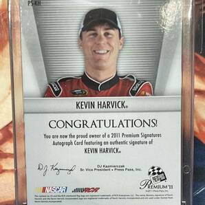 2011 Press Pass Premium KEVIN HARVICK 直筆サインカード Auto Card /276 NASCAR ケビン ハービック ナスカーの画像2