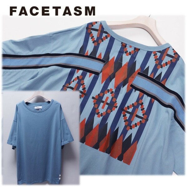 《FACETASM ファセッタズム》新品 定価22,776円 ゆったりシルエット オルテガプリントTシャツ ユニセックス 5サイズ A9864