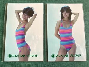 [ unopened ] small forest ... maru bell . Pro my do photograph 2 sheets swimsuit high leg s Len da- Showa era star 